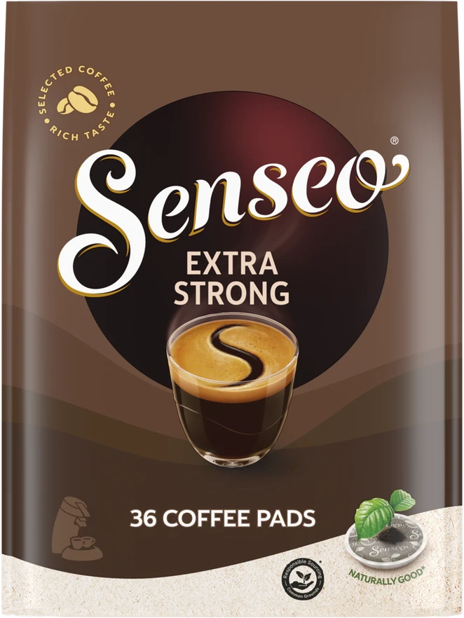 Coffee pads Jacobs Douwe Egberts SENSEO® EXTRA STRONG, 36 pcs.