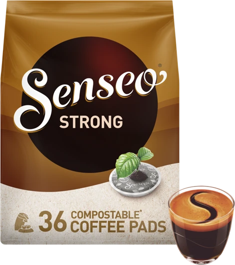 Kavos pagalvėlės Jacobs Douwe Egberts SENSEO® STRONG, 36 vnt.