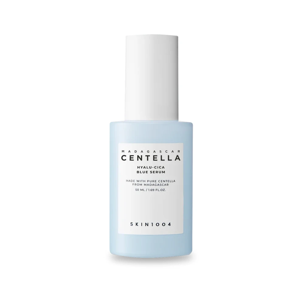 SKIN1004 Madagascar Centella Hyalu-Cica Blue Serum Veido serumas su hialuronu ir centele, 50 ml