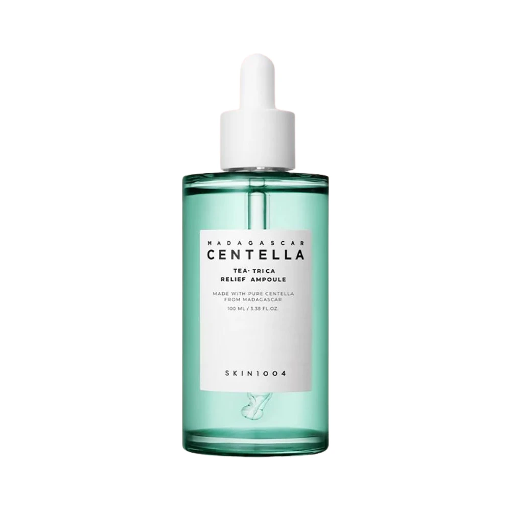 SKIN1004 Madagascar Centella Tea-Trica Relief Ampoule veido serumas su arbatmedžiu probleminei odai, 100 ml