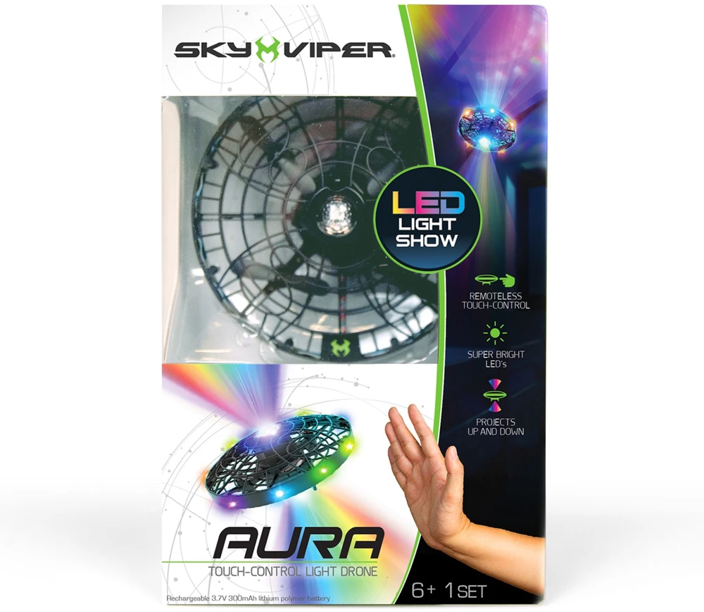 „Sky Viper“ – „Aura Force“ dronas su LED lemputėmis (20331)