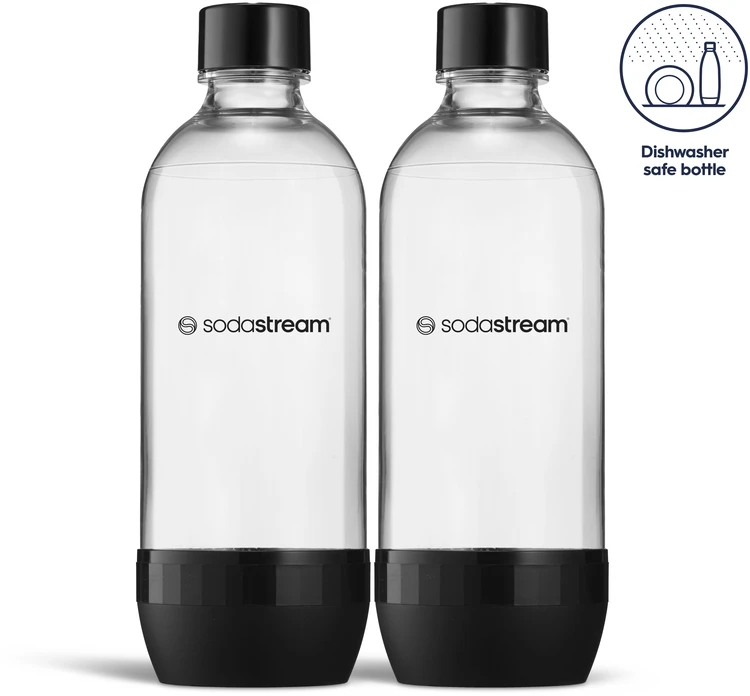 SodaStream DuoPack 2x Tritano buteliukų rinkinys po 1 l, skirti plauti indaplovėje