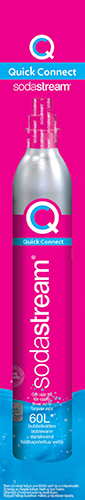SodaStream Quick Connect CO2 angliarūgštės cilindras 60L, rožinis