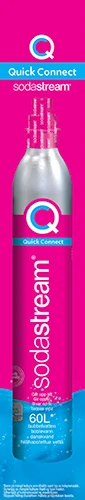 SodaStream Quick Connect CO2 angliarūgštės cilindras 60L, rožinis