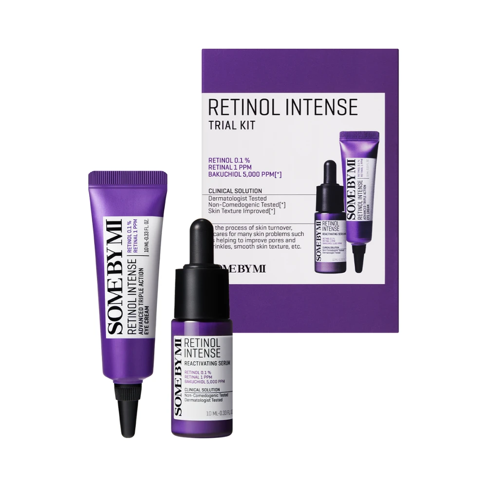 Kosmetikos rinkinys SOME BY MI RETINOL INTENSE TRIAL KIT [Serum 10ml, Paakių kremas 10ml]