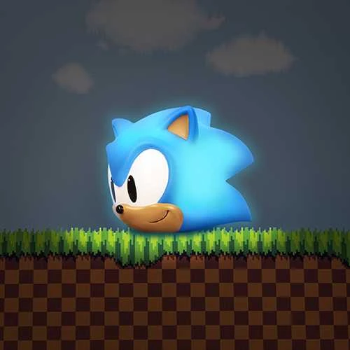 Mionix Fizz Creations Sonic The Hedgehog 3D formos Sonic Head Mood lempa