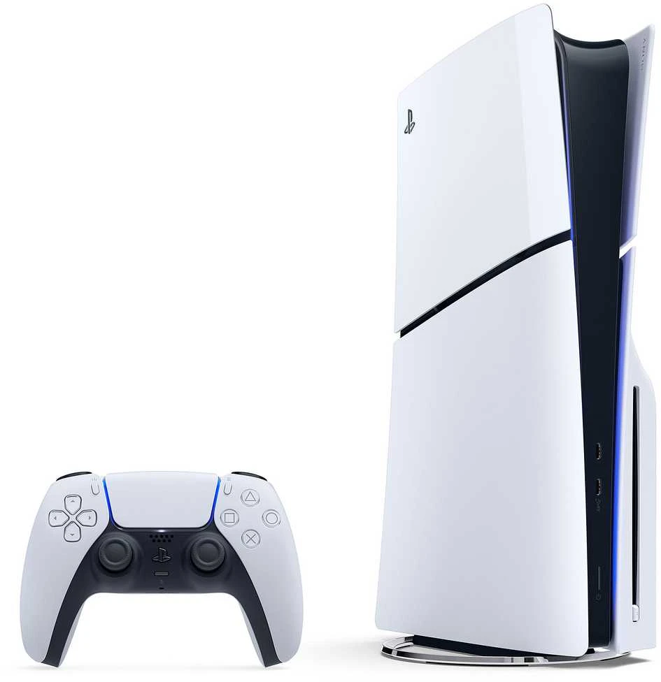 Sony PlayStation 5 Slim Disc Edition 1TB – Baltas