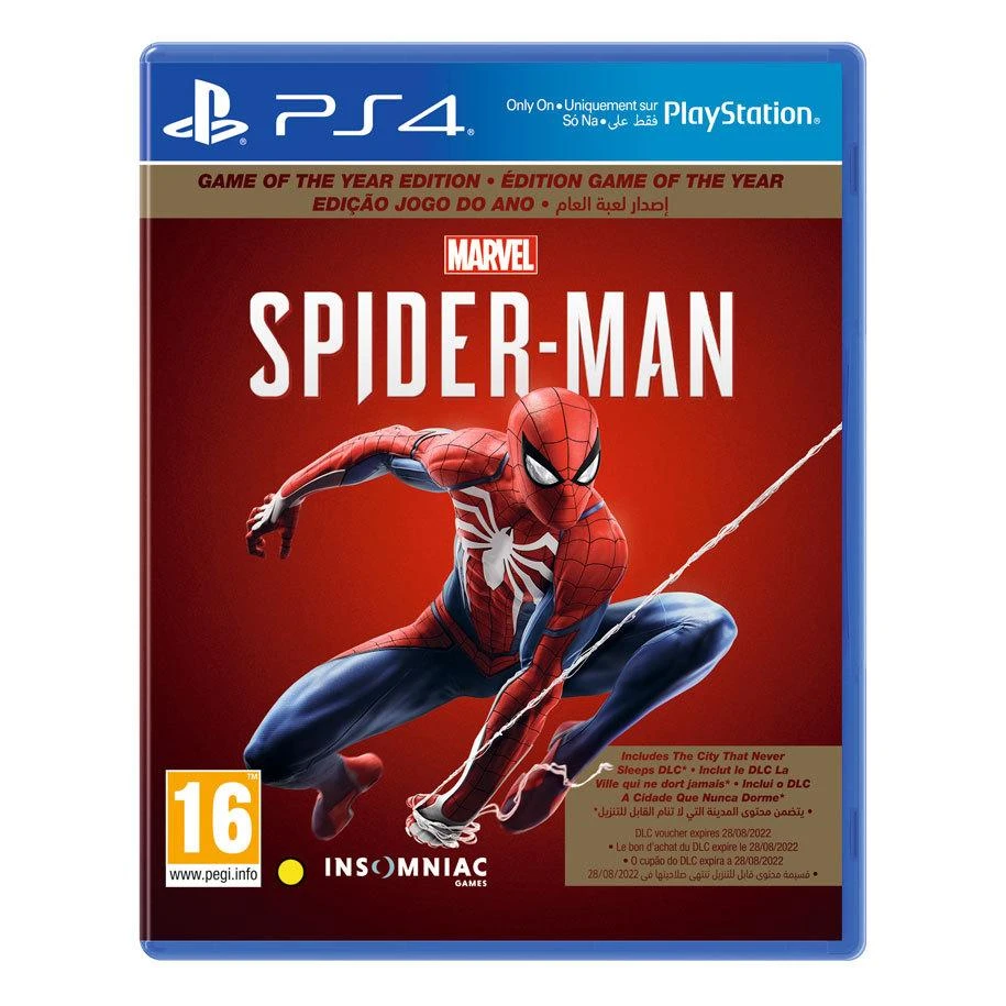 Sony SPIDER-MAN Žmogus-voras (Metų žaidimas) – PlayStation 4