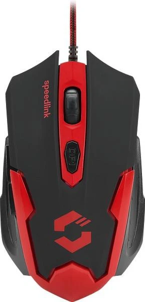 Speedlink pelė Xito Gaming, raudona/juoda (SL-680009-BKRD)