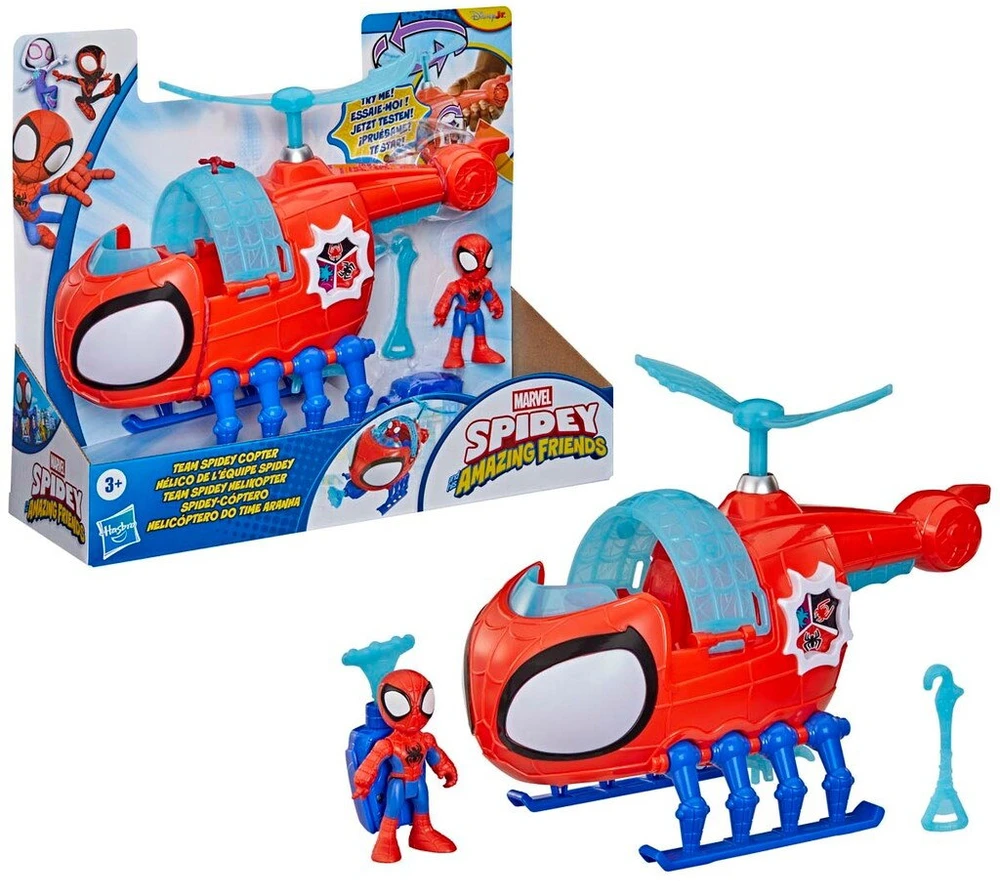 SPIDER-MAN SPIDEY AND HIS AMAZING FRIENDS Žmogaus-voro sraigtasparnis