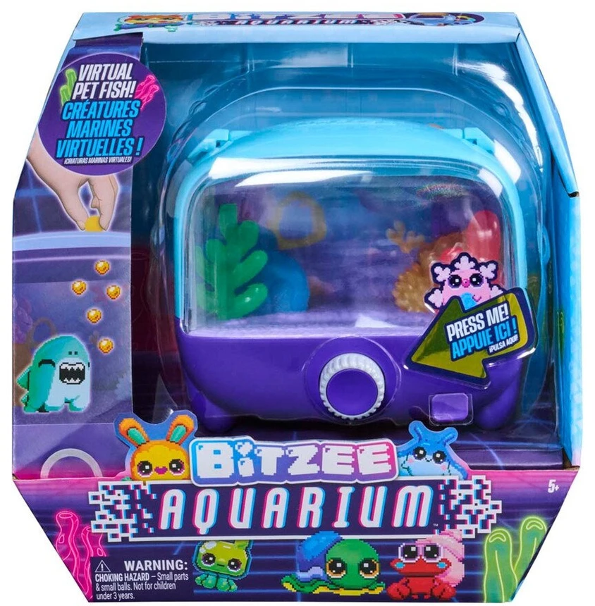 NAUJIENA 2026! Spin Master BITZEE Interaktyvus skaitmeninis gyvūnėlis „Aquarium“