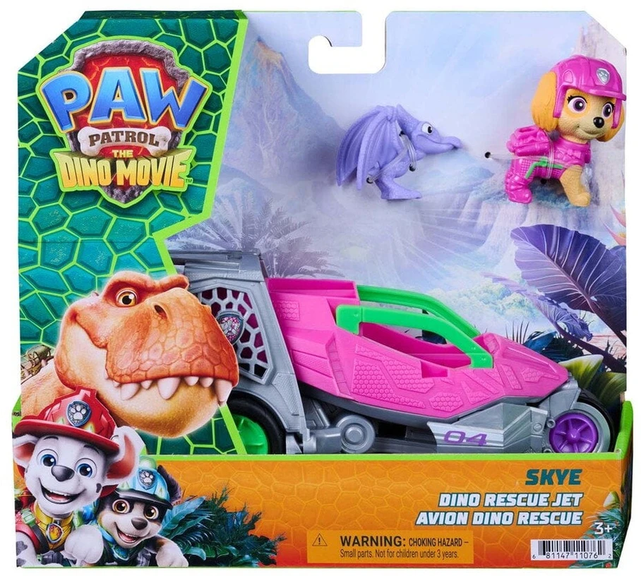 Spin Master PAW PATROL transporto priemonė Dino Theme Skye, 6075758