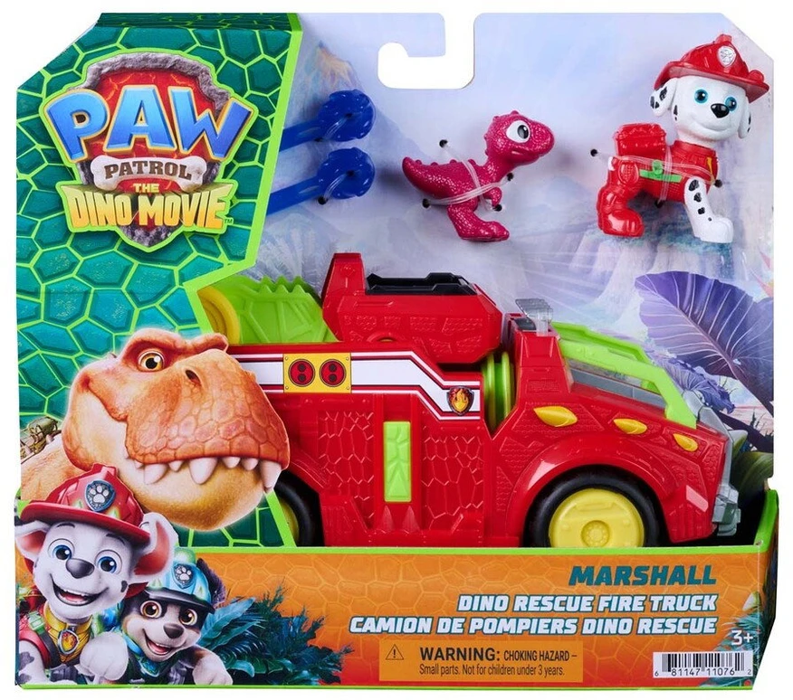 Spin Master PAW PATROL transporto priemonė Dino Theme Marshall, 6075757