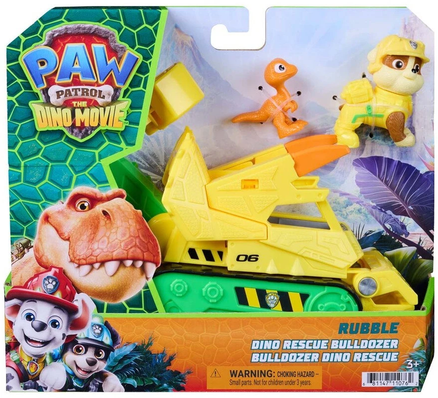 Spin Master PAW PATROL transporto priemonė Dino Theme Rubble, 6075771
