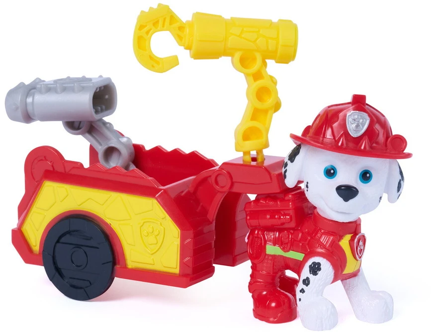 Spin Master Paw Patrol ir dinozaurai Figūrėlė Marshall su gelbėjimo priekaba ir priedai Dino Film