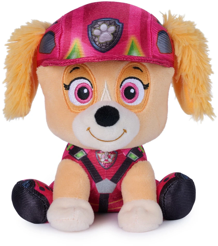 Spin Master Paw Patrol ir dinozaurai Skye GUND pliušinis žaislas minkštas mielas šuniukas 15 cm