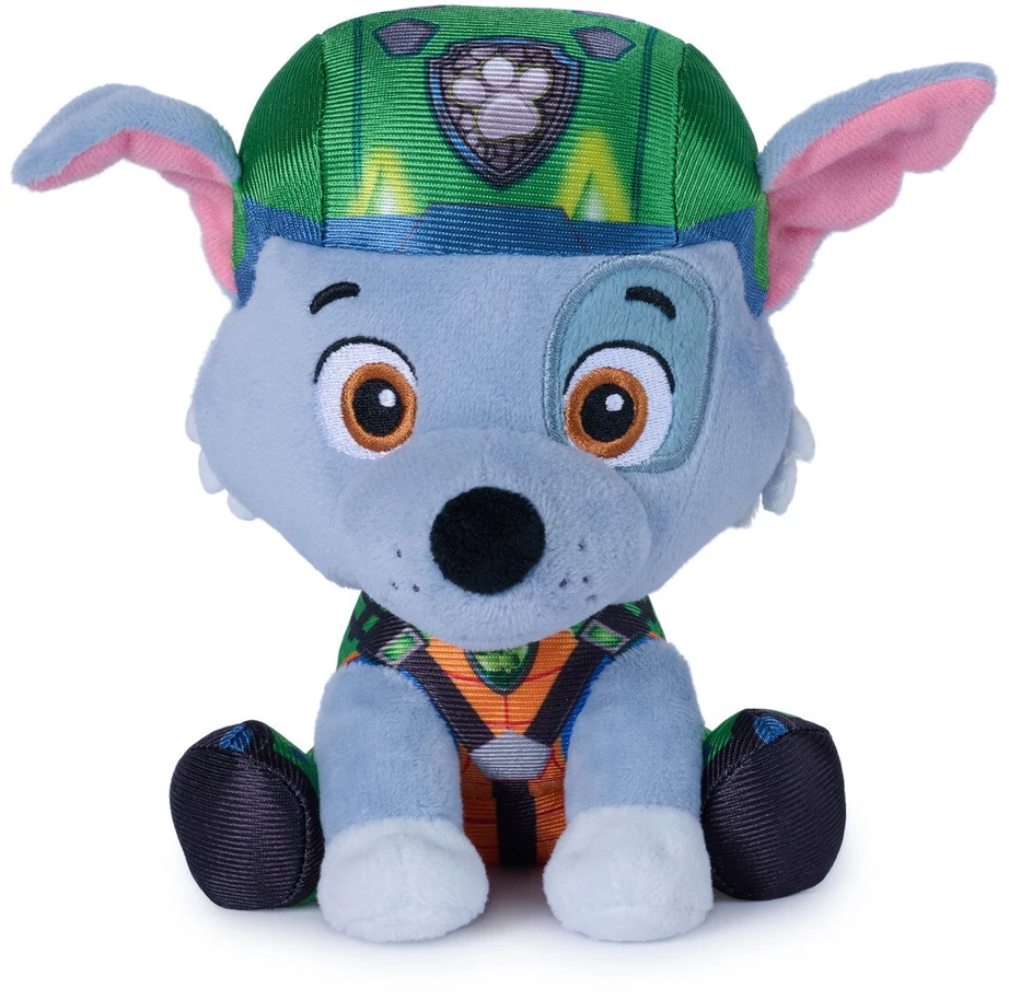 Spin Master Paw Patrol ir dinozaurai Rocky GUND pliušinis žaislas Dino filmas 15 cm