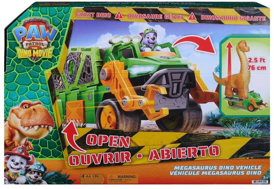 Spin Master PAW PATROL transporto priemonė Megasaurus Dino, 6075939