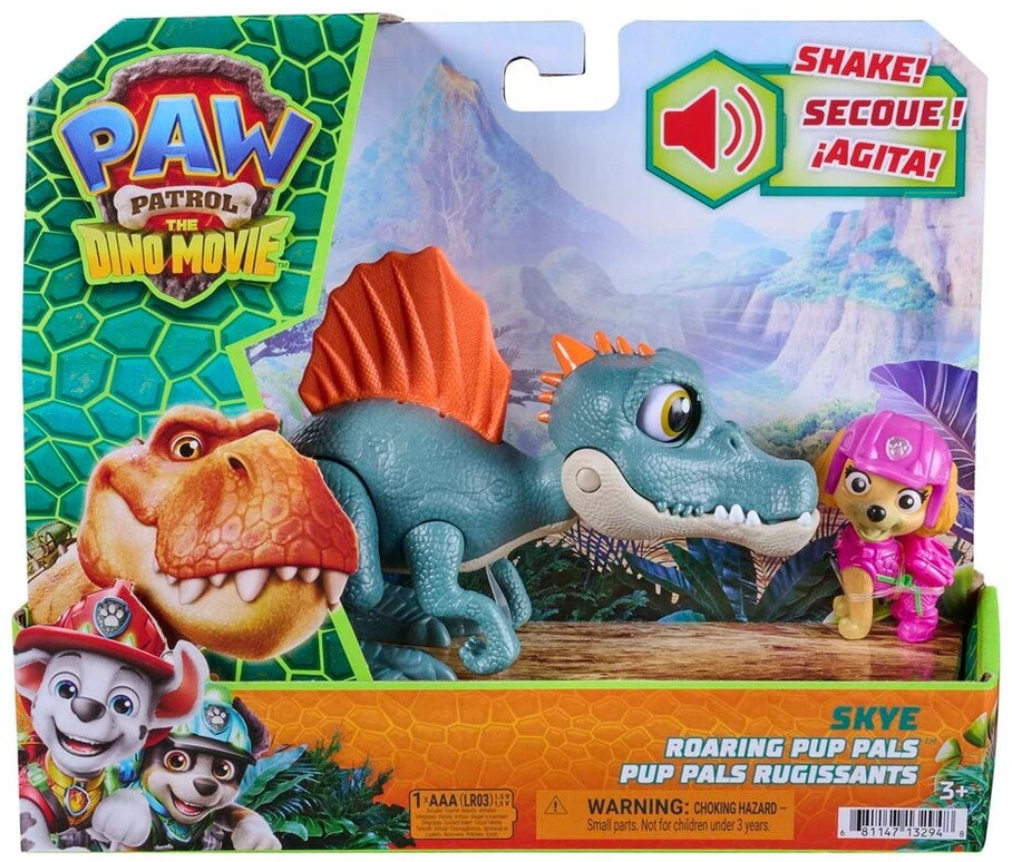 Spin Master SPIN Psi Patrol filmai Dino Dinosaur+Skye 6076351