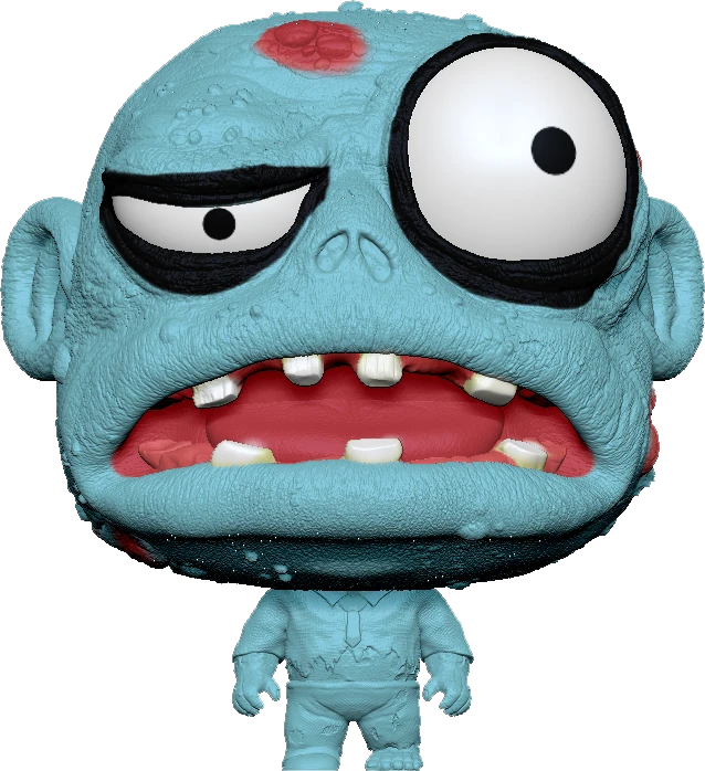 Delphi Splats Head, Maxi Walky Zombie