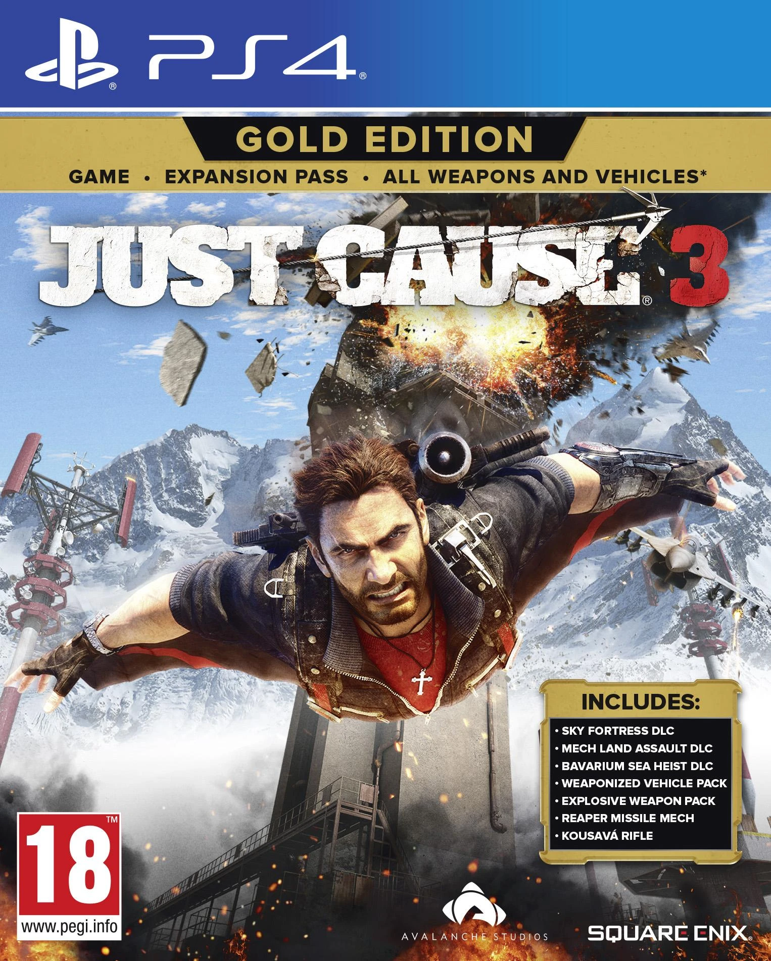 Sony Just Cause 3: Gold Edition PlayStation 4 Auksas
