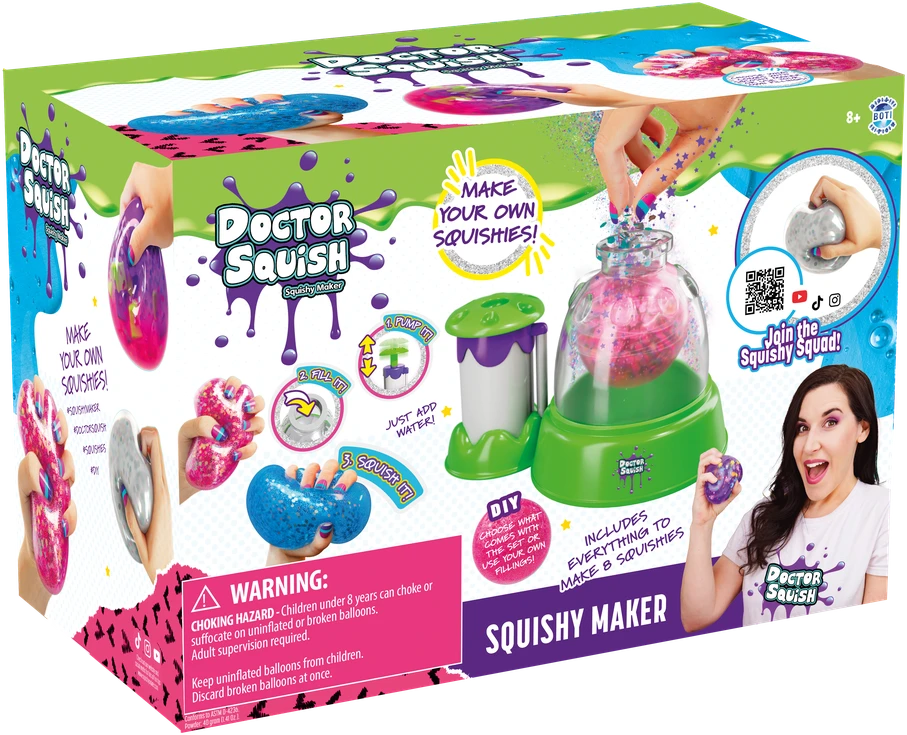 BOTI DOCTOR SQUISH Suspaudžiamų kamuoliukų gaminimo rinkinys
