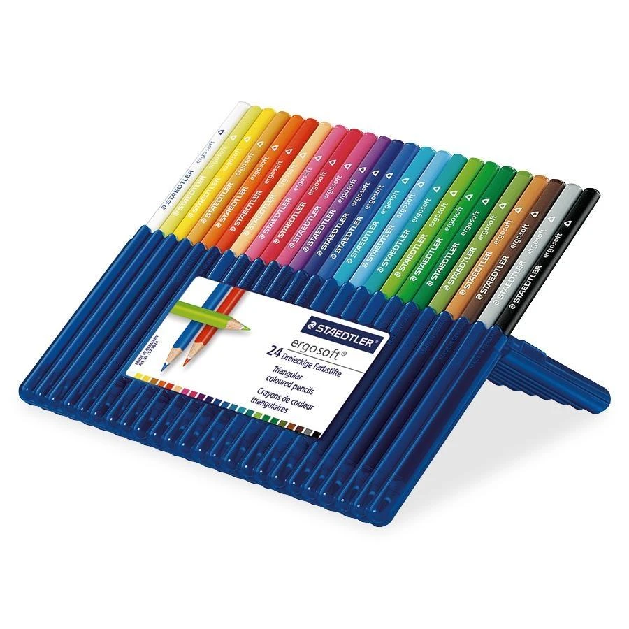 Staedtler - Ergosoft - spalvoti pieštukai, 24 vnt (157 SB24)