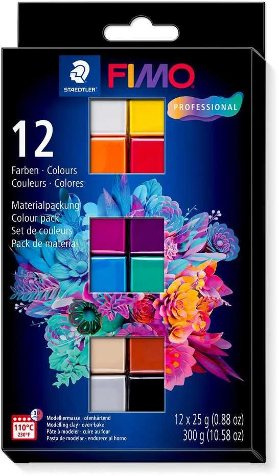 Staedtler Fimo Professional 12x25g Basic Color
