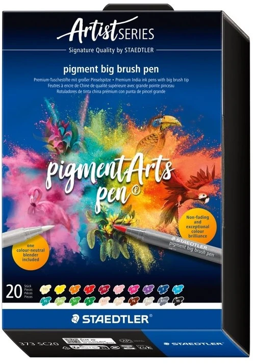 Staedtler Pigment big brush pen 20ST (373 SC20)