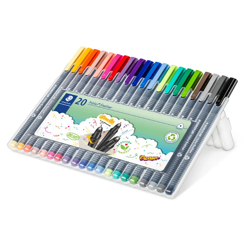 Staedtler triplus fineliner 20 spalvų