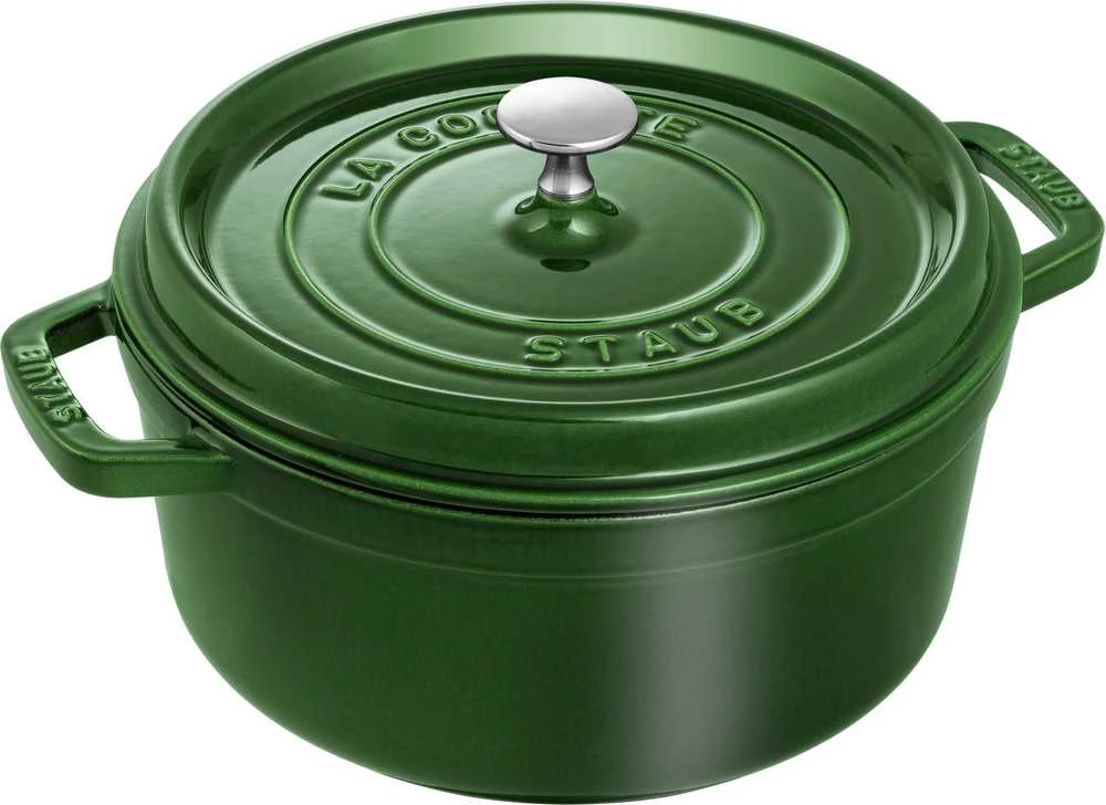 Zwilling Keptuvė - Staub Roaster Round 24cm 3.8L Ketaus Žalia