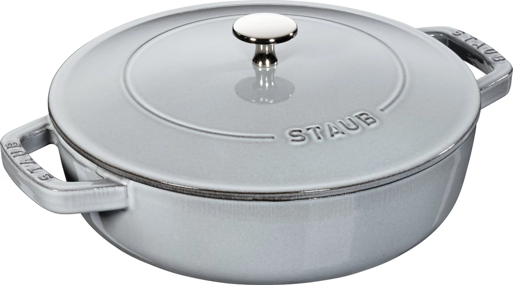 Staub - Daugiafunkcinė keptuvė kepimui - grafito pilkumo - 24 cm