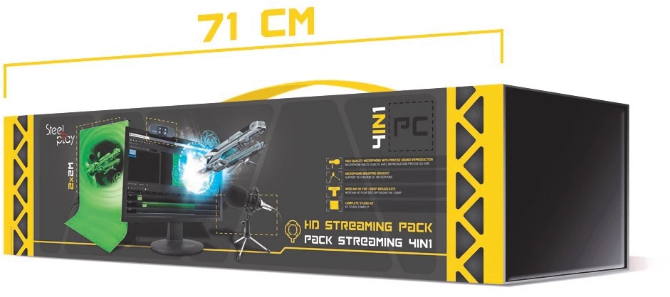 Steelplays LEXIP X STEELPLAY Pro HD Streamers 4in1