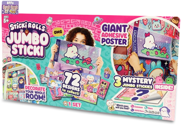 Sticki Rolls Lipnūs ritinėliai – dideli, 3 vnt. pakuotė (JS300)