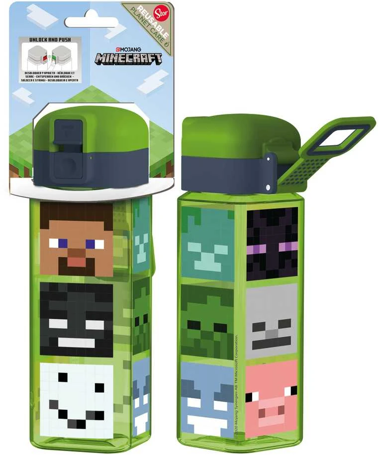 Stor „Minecraft“ butelis 550 ml