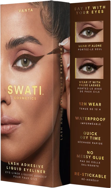 Swati Lash Adhesive Liquid Akių apvadas Vanta Brown