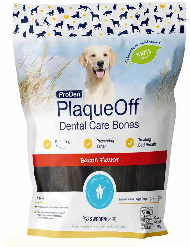 Swedencare PlaqueOff - dantų kaulų šoninė 480 g - (721.0044)