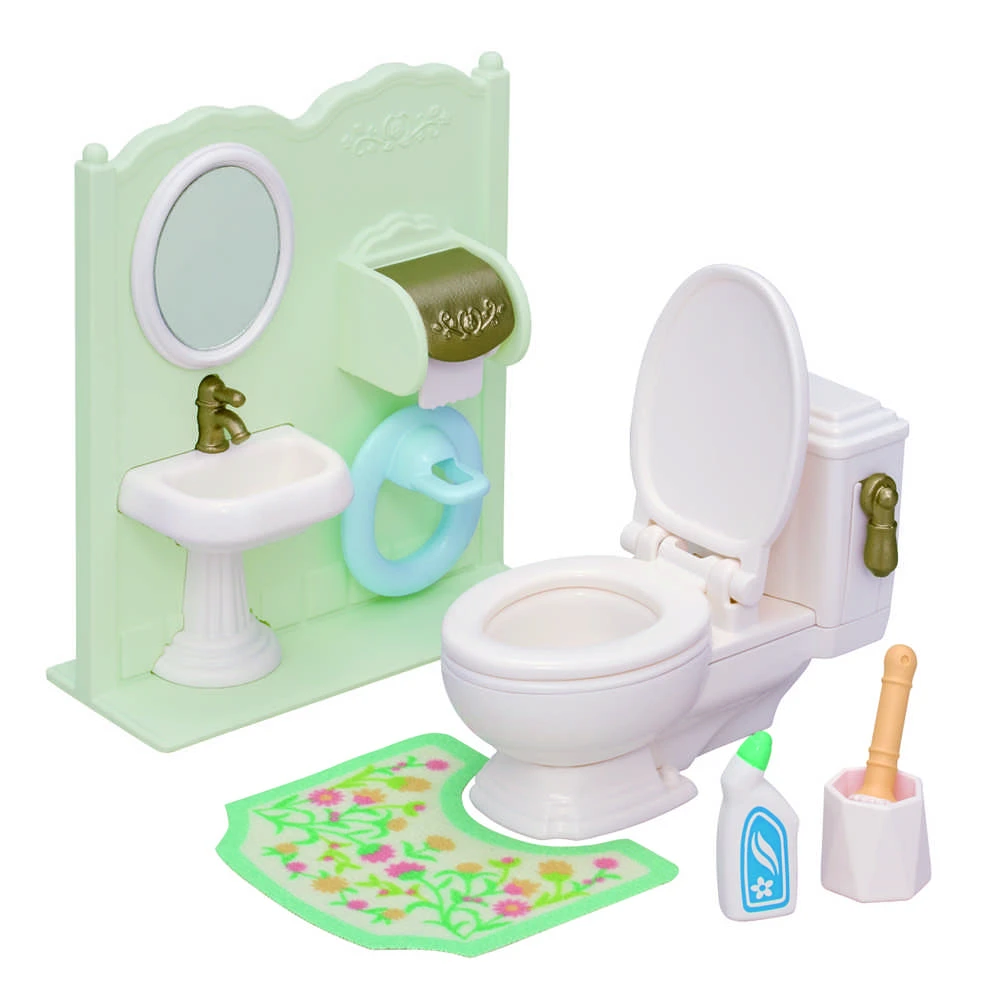 SYLVANIAN FAMILIES Rinkinys „Tualetas“