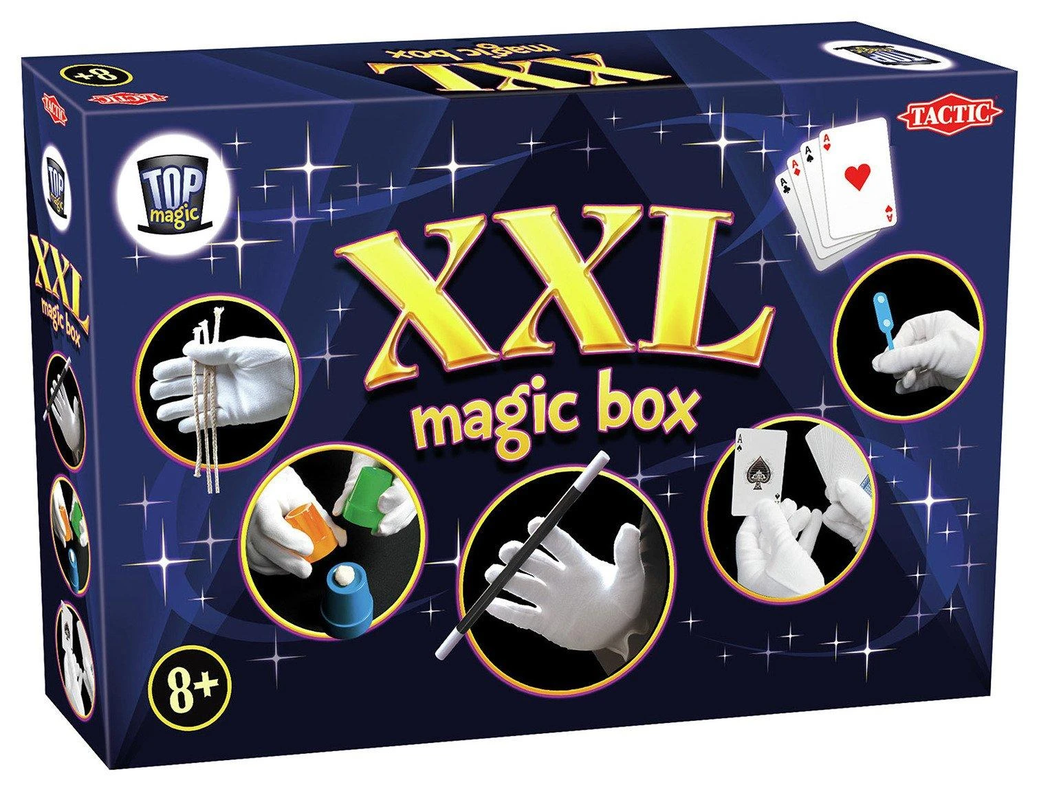 Tactic Rinkinys magijos triukams top magic XXL su 50 triukų instrukcijomis