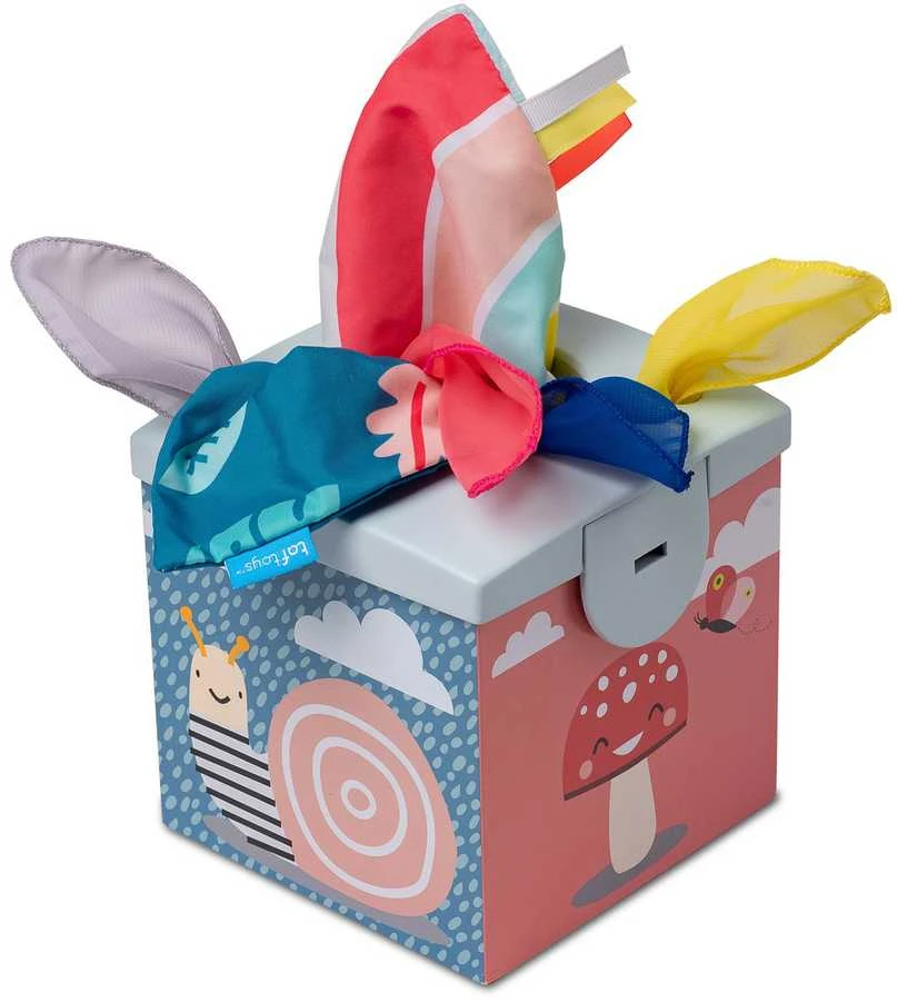 Taf Toys lavinamasis žaislas - jutiminė audinių dėžutė Kimmy Koala Wonder Tissue Box