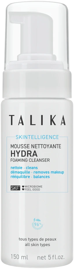 "Talika Skintelligence Hydra Moisturising Foaming Valiklis" Drėkinančios prausimosi putos veidui 150ml