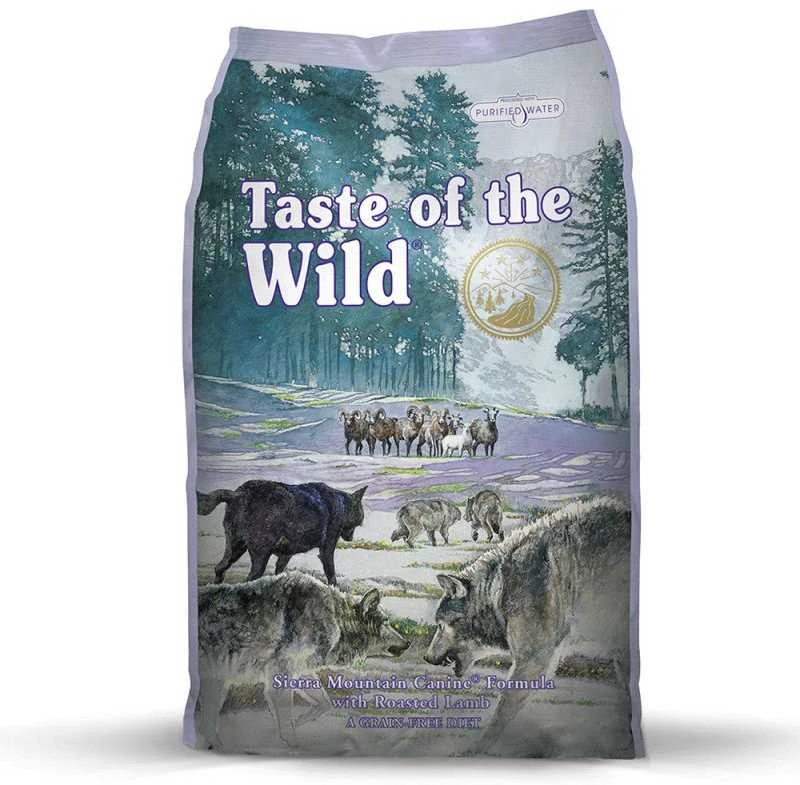 Taste of the Wild Laukinio šuns Siera kalno skonis 12,2kg