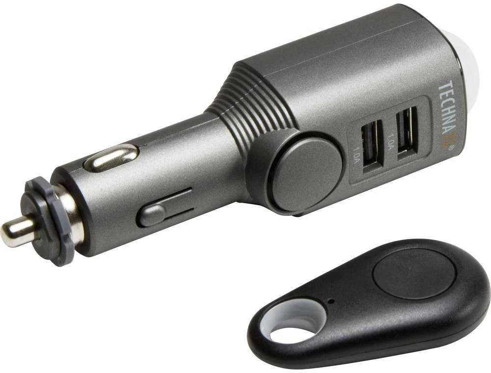 Universali signalizacija, automobilinis USB įkroviklis Technaxx Universal Mobile & Auto Alarm TX-100