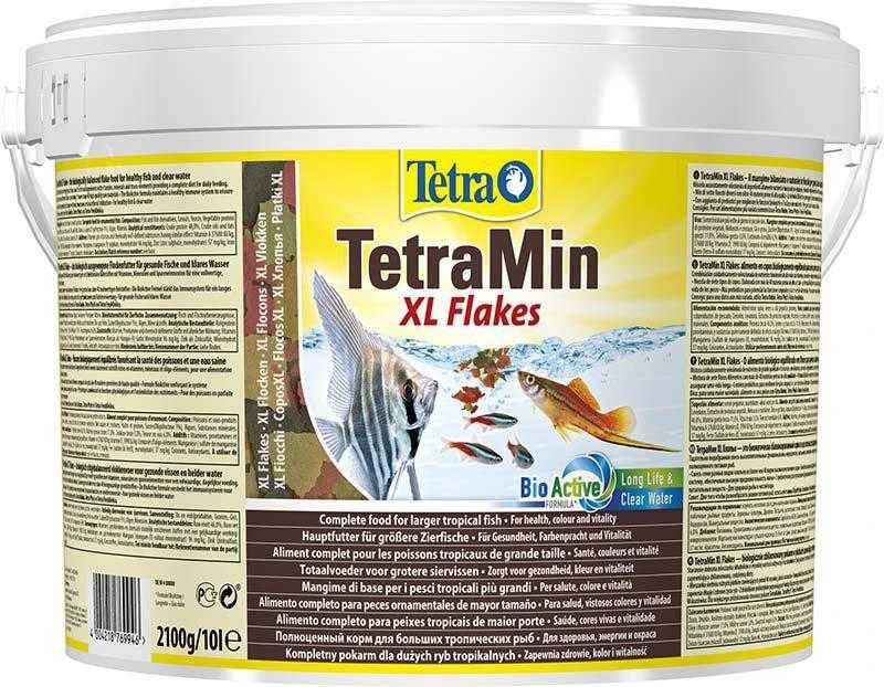 Tetra TetraMin XL Flakes pašaras didelėms dekoratyvinėms žuvims 10L
