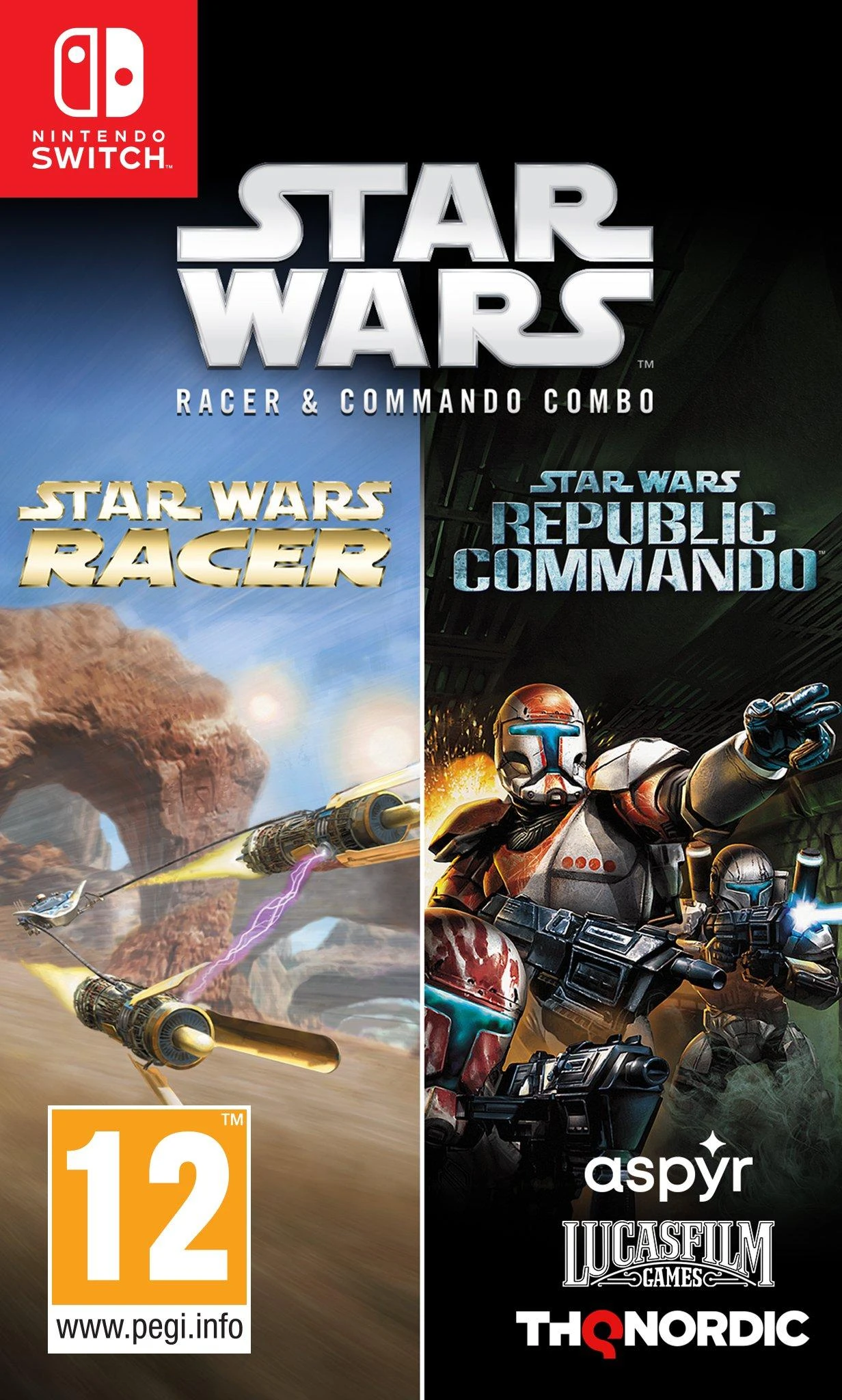 Thq Nordic Star Wars Racer ir Commando Combo