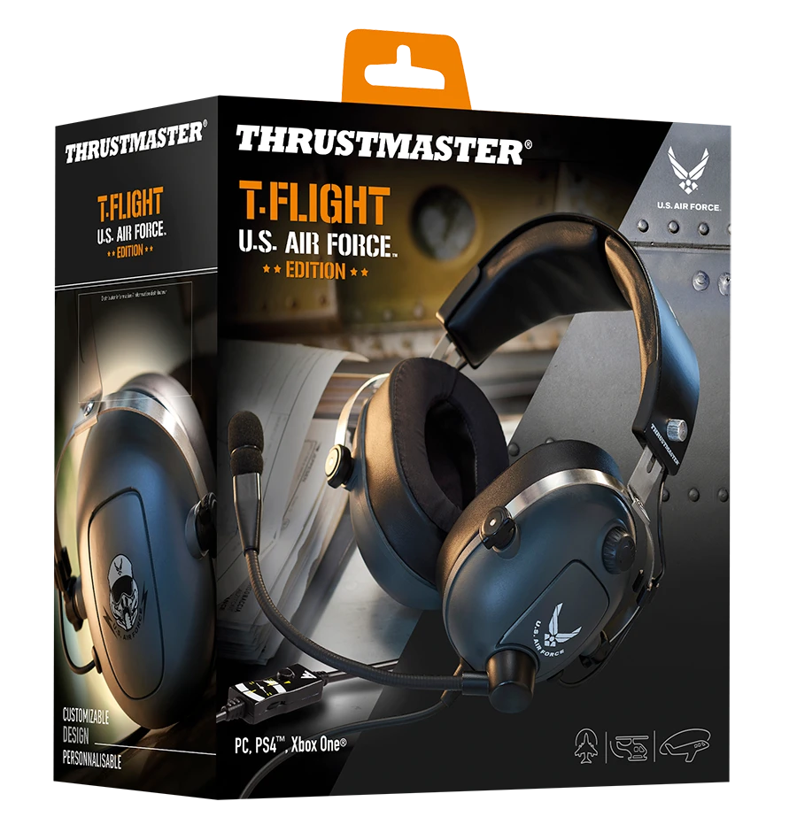 Žaidimų Ausinės Thrustmaster T.Flight U.S. Air Force Edition (PS4/XBOX One/PC)