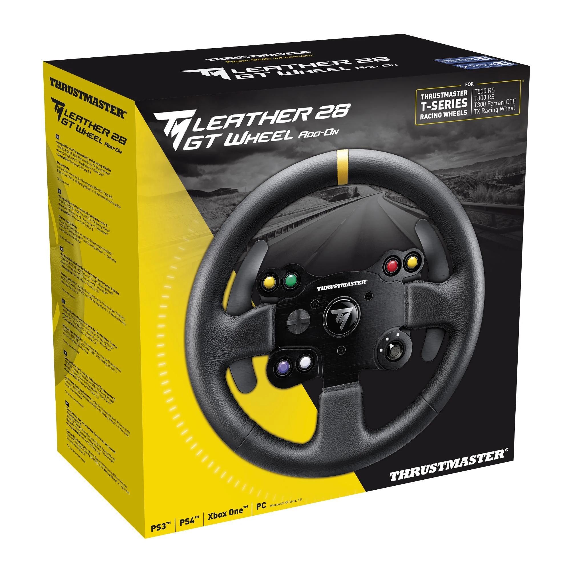 „Thrustmaster“ | Vairo priedas su odiniu apmušalu 28 GT