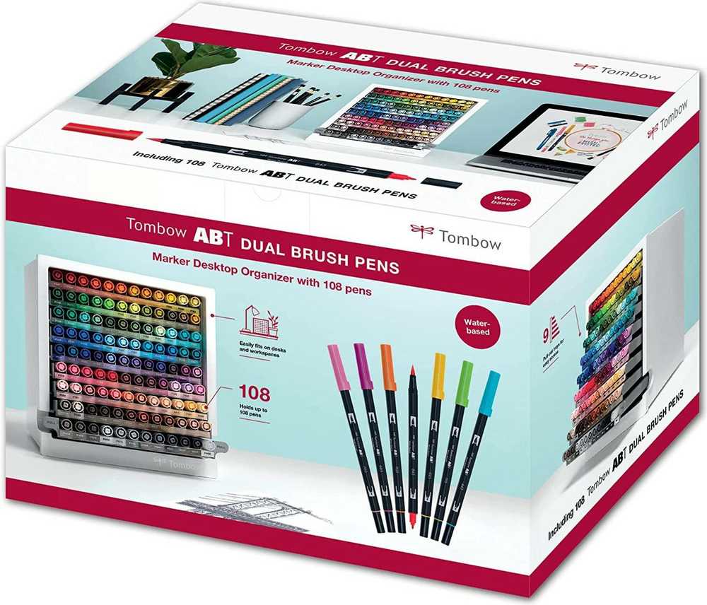 Tombow Marker ABT Dual Pen su 108 stk. i desktop display