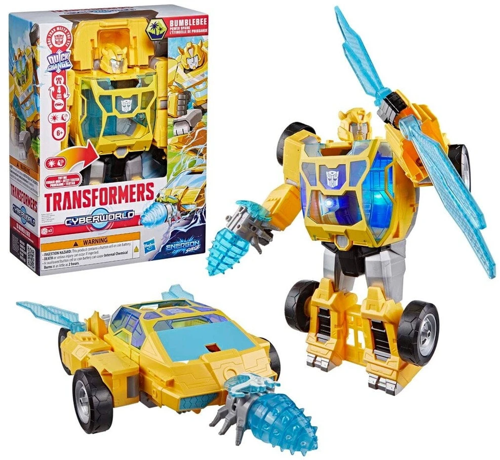 TRANSFORMERS Cyberverse figūrėlė Power Spark Bumblebee 28 cm