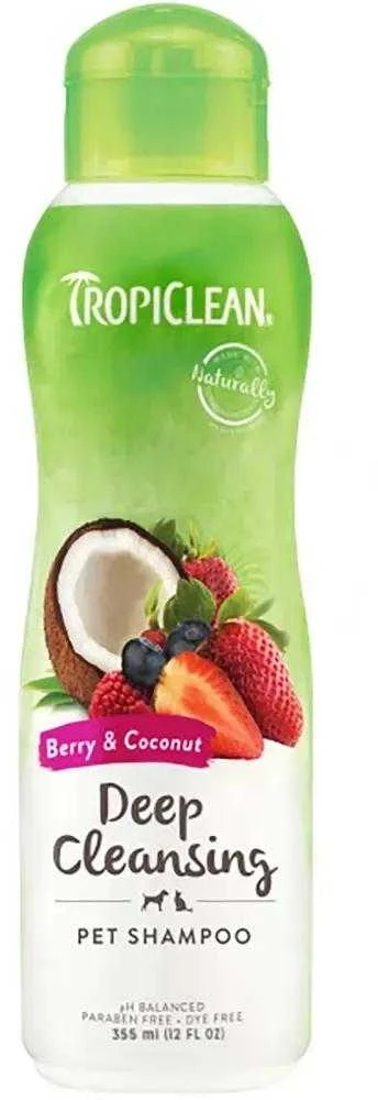 „Tropiclean“ – uogų ir kokosų šampūnas – 355 ml (719.2100)